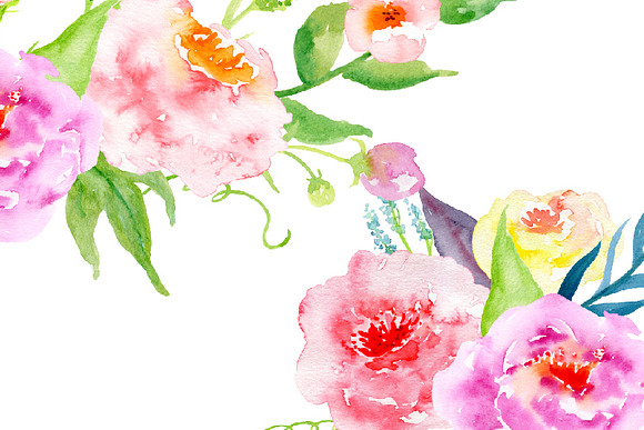 Watercolor Clipart Glory in Illustrations - product preview 3