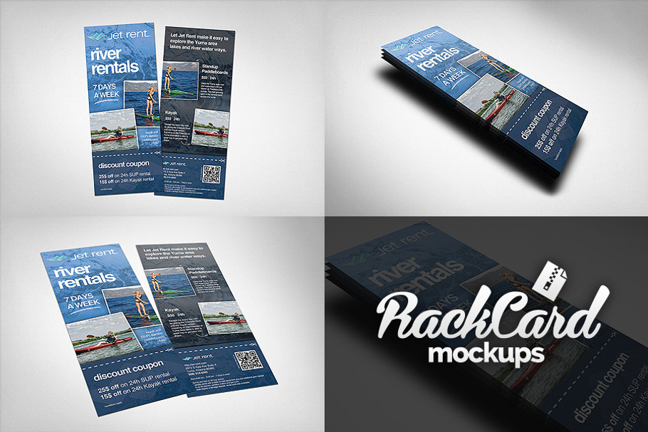 Rack Card Mockups Pack in Product Mockups - product preview 8
