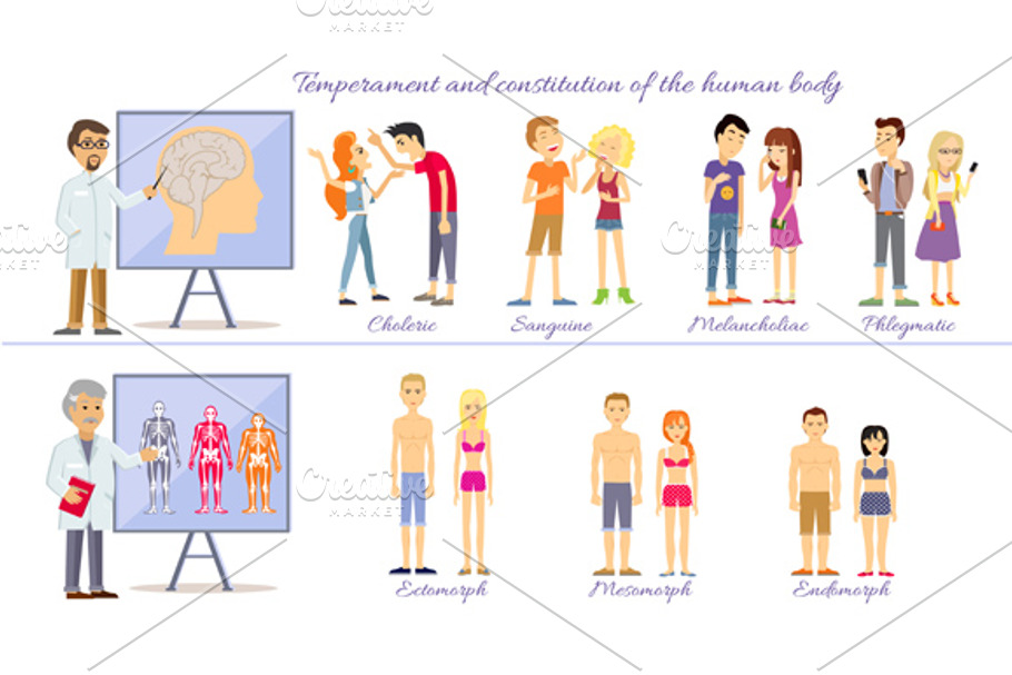 Temperament of People and Body