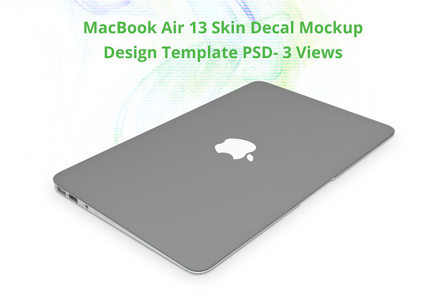 MacBook Air 13 Skin Design Mock-up 