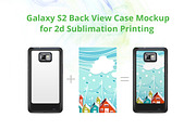 Galaxy S2 2d Case Back Mock-up 