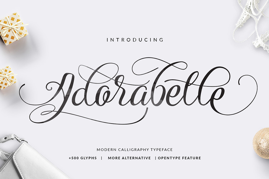 Adorabelle in Script Fonts - product preview 8