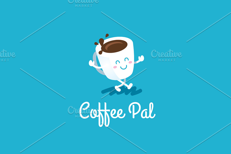 Coffee Pal - Coffee Logo Template in Logo Templates - product preview 8