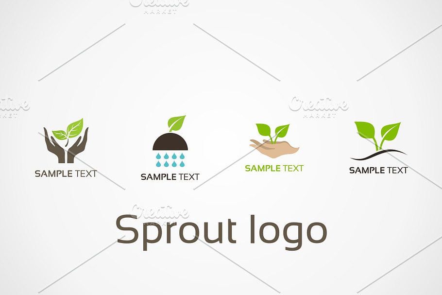 Sprout logo in Logo Templates - product preview 8