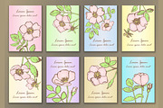 8 Rose Greeting Cards