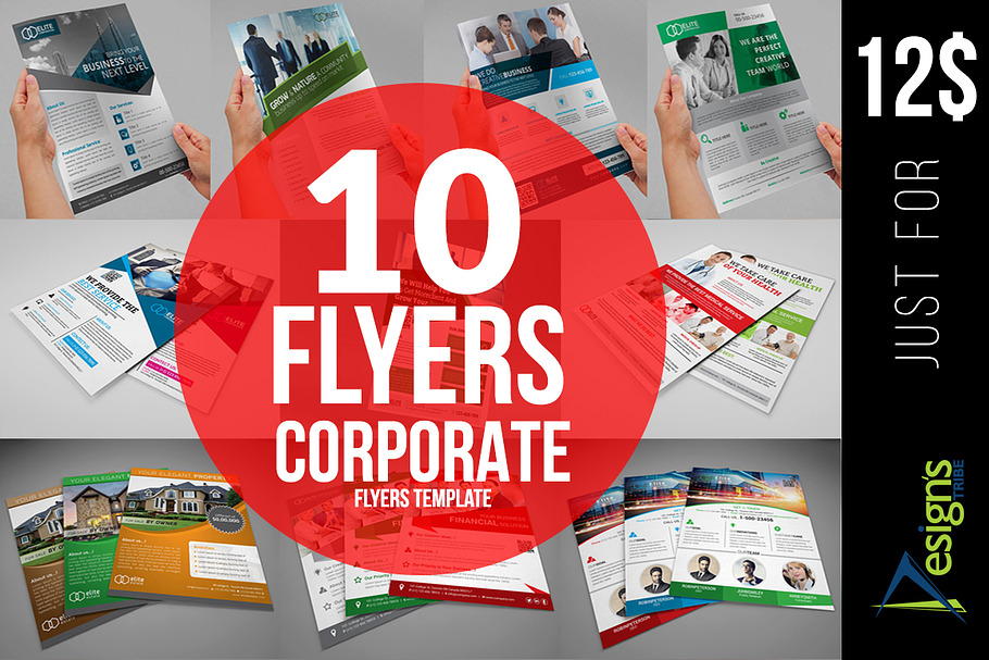 10 Corporate Flyers Bundle