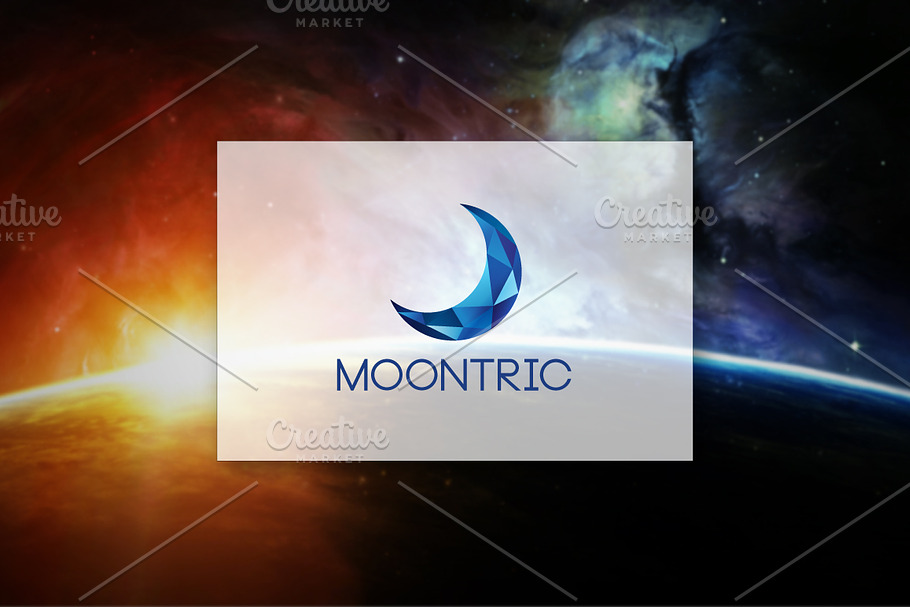 [68% off] Moontric - Geometric Logo