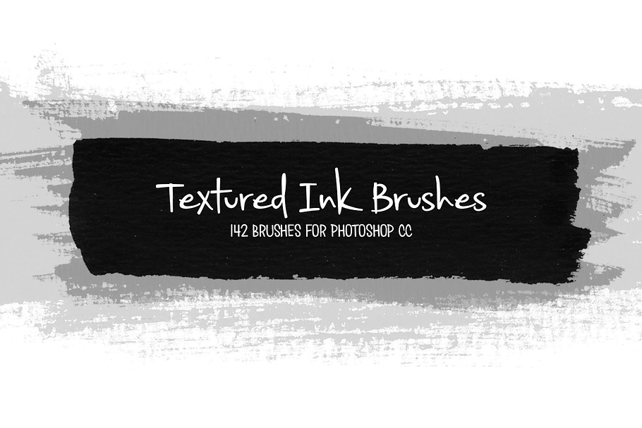 Textured Ink Brushes in Photoshop Brushes - product preview 8