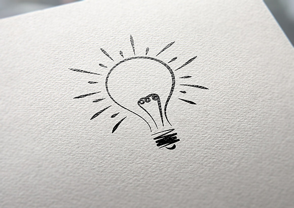 Hand Drawn Light Bulb Vectors in Illustrations - product preview 2