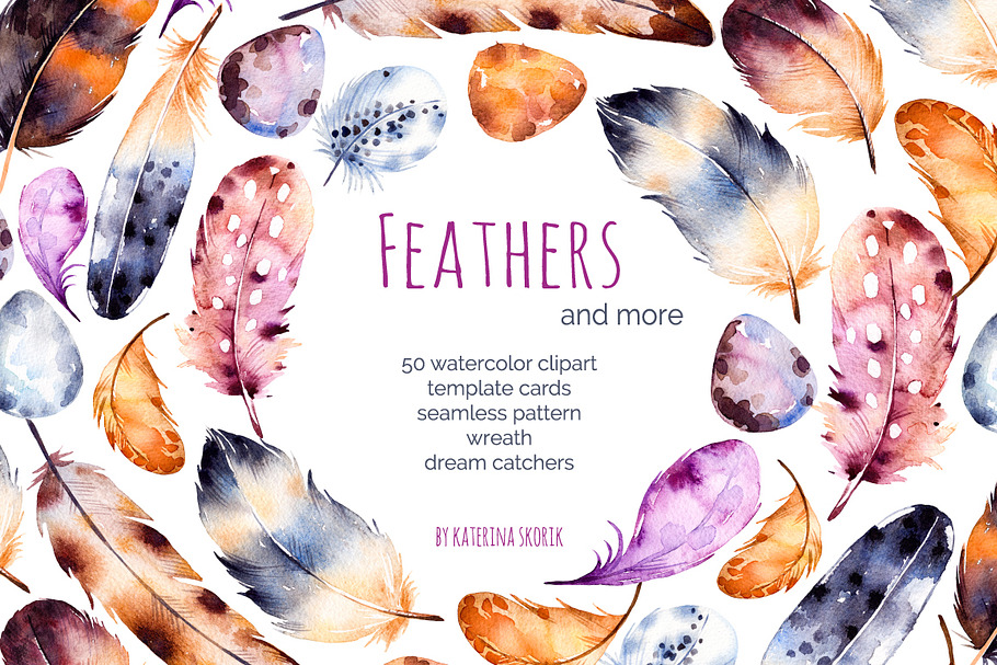 Feathers and dream catchers