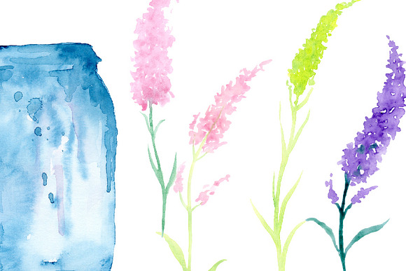 Watercolor The Scent of Lavender in Illustrations - product preview 2