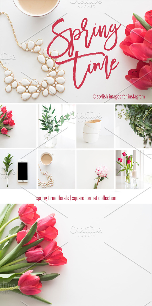 Stock Photos | 8 Floral Images in Mobile & Web Mockups - product preview 3