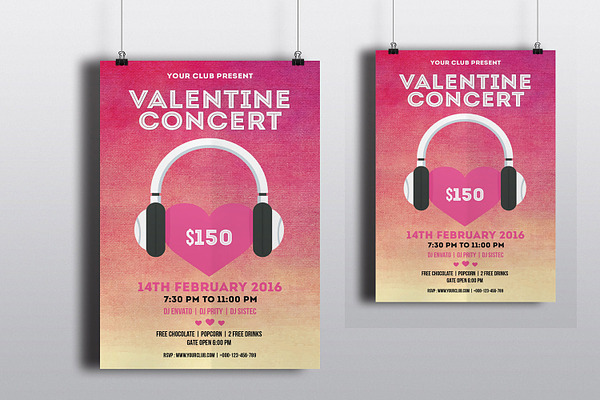 Valentines Day Party Flyer-V188