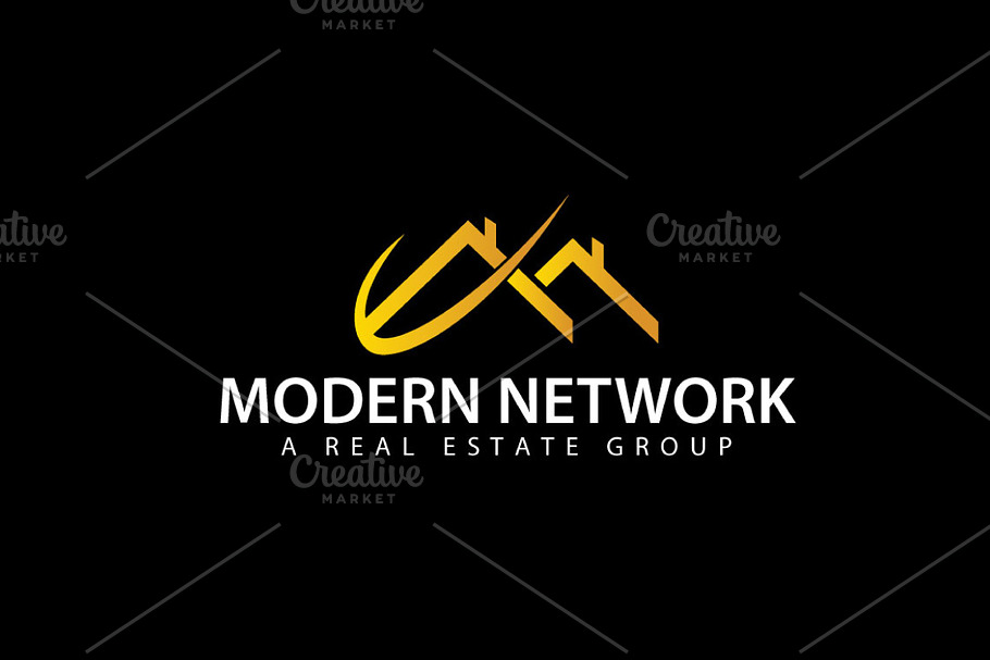 Modern Real Estate Logo Template