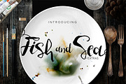 Fish and Sea Typeface+Extras