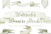 Banner brushes for Photoshop Peeps