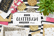 100 Glitter Ai Swatches + Extras!
