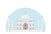 Taj Mahal - India badge