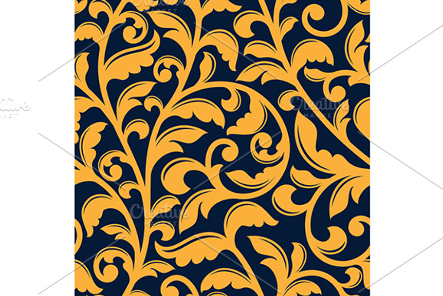 Yellow seamless pattern in Graphics - product preview 8