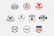 Gym Badges Logos