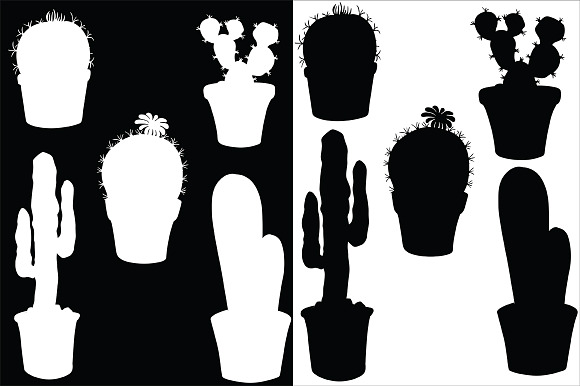 Cacti, vector in Illustrations - product preview 2