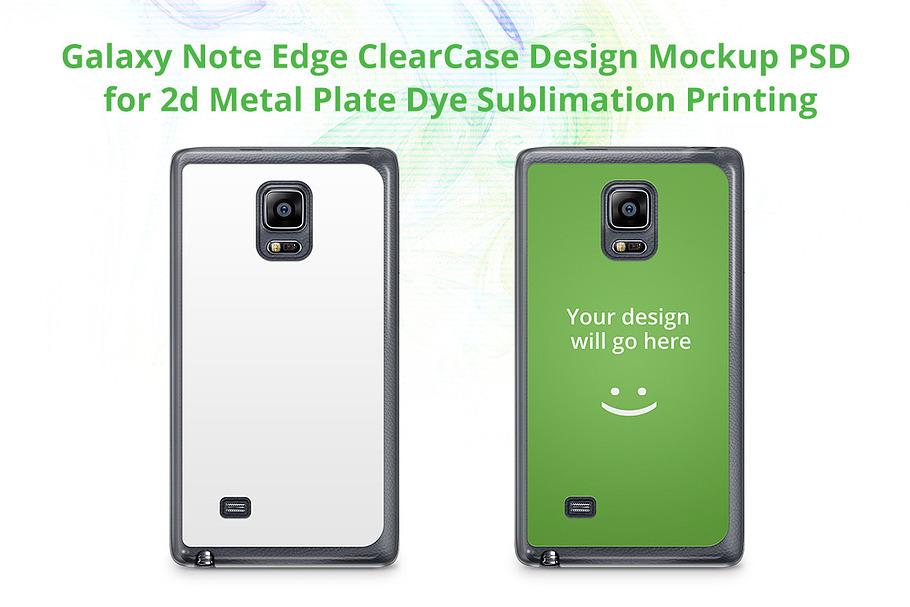 Galaxy Note Edge ClearCase Mock-up