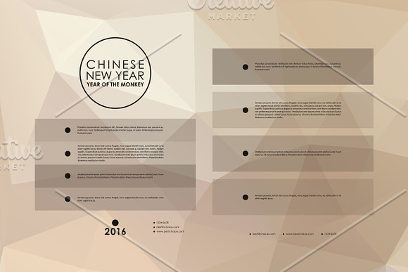 Chinese New Year Brochures in Brochure Templates - product preview 3