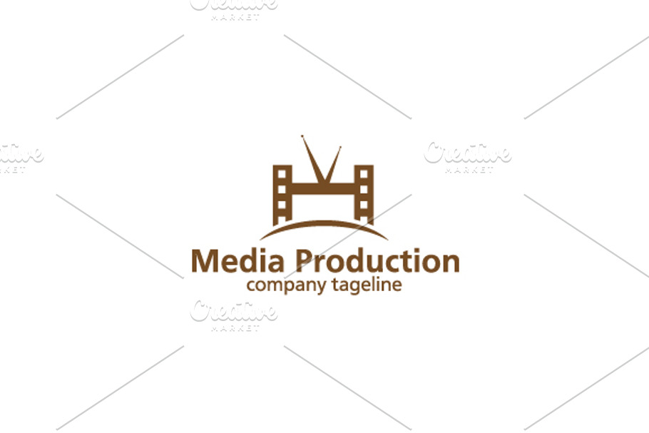 Media Production logo in Logo Templates - product preview 8