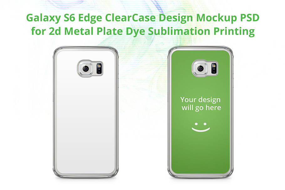 Galaxy S6 Edge ClearCase Mock-up in Product Mockups - product preview 8