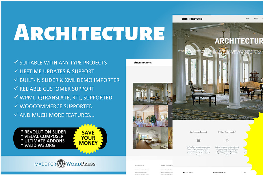  Architecture WordPress Theme