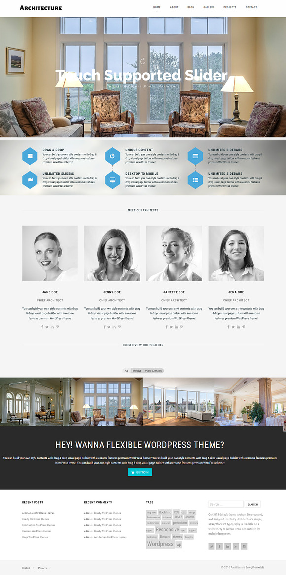  Architecture WordPress Theme in WordPress Business Themes - product preview 1