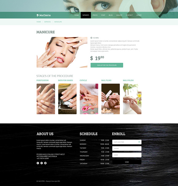 MaCherie — Wellness & Spa PSD Theme in Website Templates - product preview 4