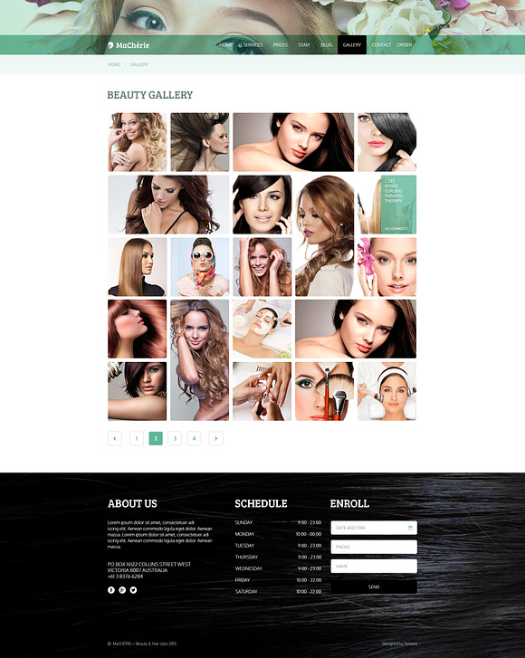 MaCherie — Wellness & Spa PSD Theme in Website Templates - product preview 6