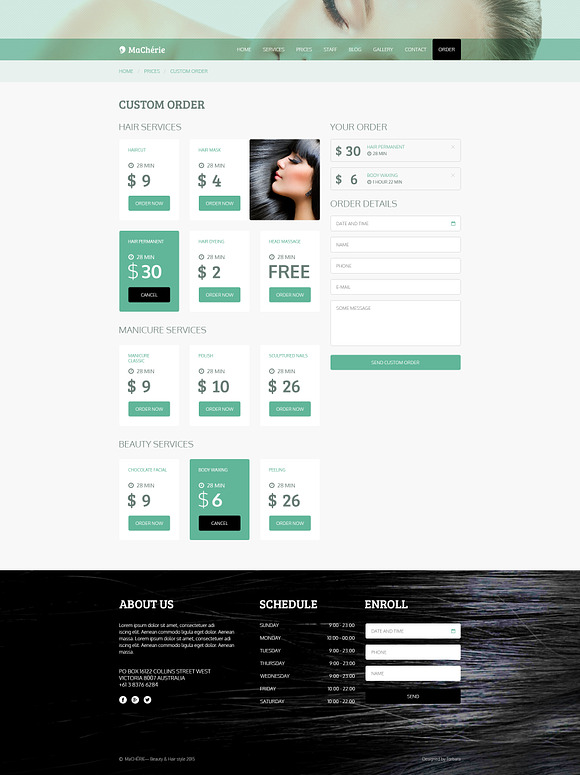 MaCherie — Wellness & Spa PSD Theme in Website Templates - product preview 9