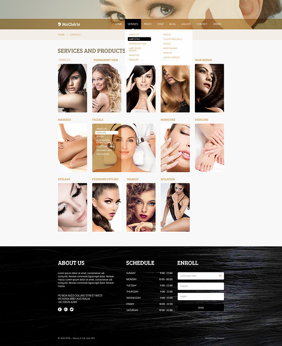 MaCherie — Wellness & Spa PSD Theme in Website Templates - product preview 19