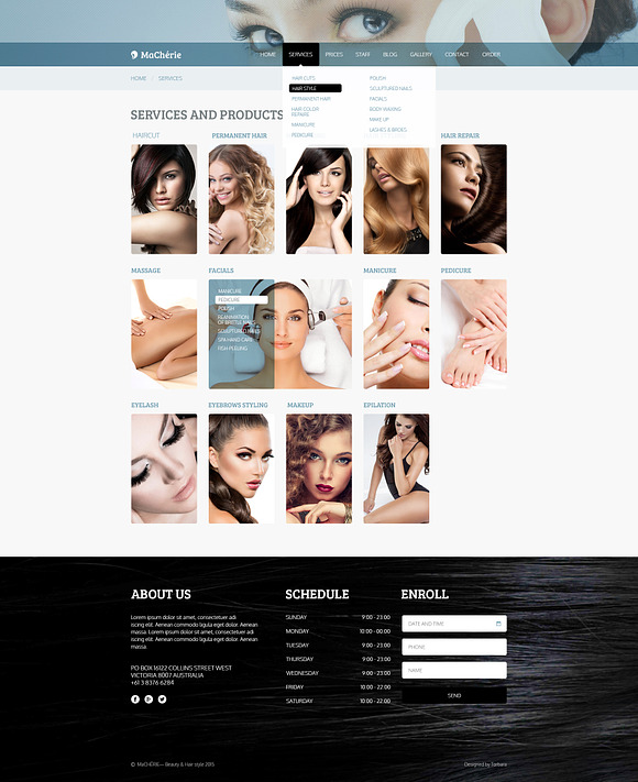 MaCherie — Wellness & Spa PSD Theme in Website Templates - product preview 33