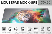 Mousepad Mockups - 30x50 - 1