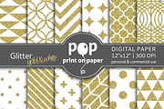 Glitter Gold Digital Paper