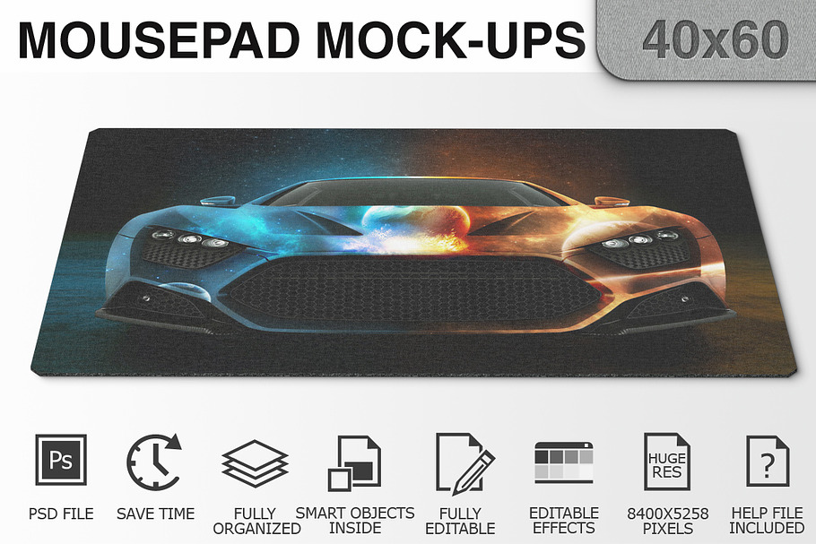 Mousepad Mockups - 40x60 - 3