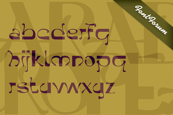 Eurabia in Display Fonts - product preview 1