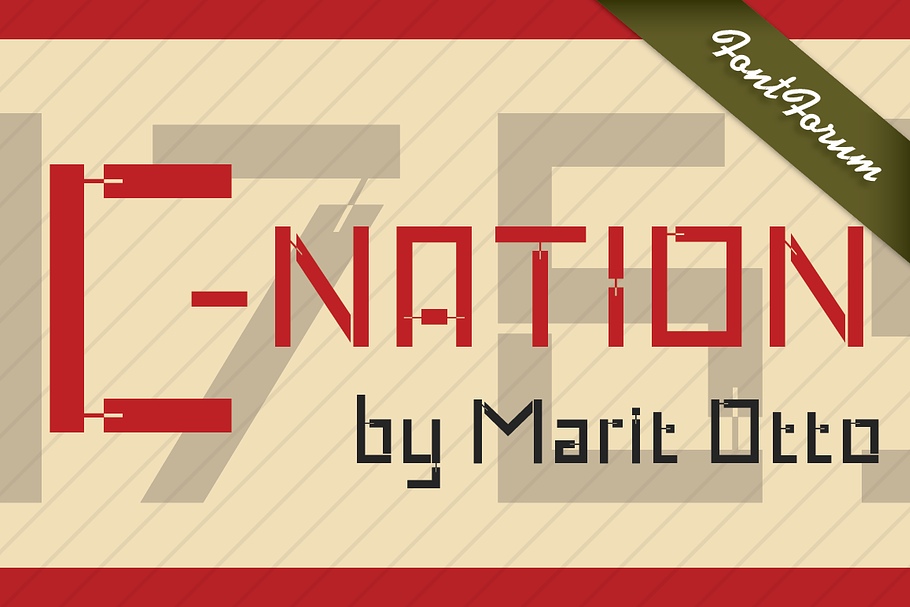 C-Nation in Display Fonts - product preview 8