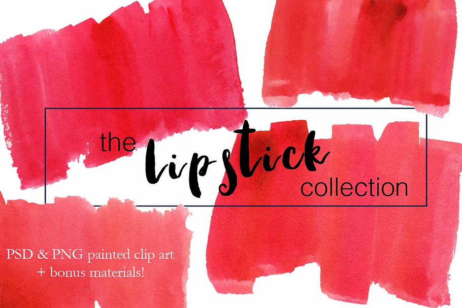 The Lipstick Collection - Clip Art