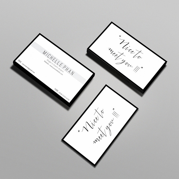 Creative business card template in Business Card Templates - product preview 1