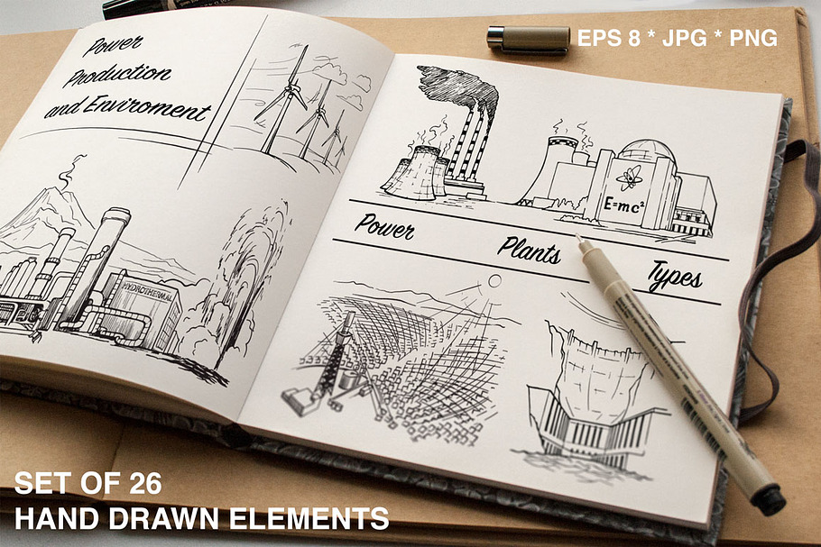 Power Production and Environment in Illustrations - product preview 8