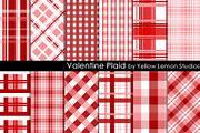 Pink and Red Valentine Plaid