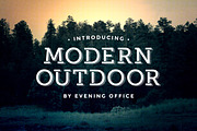 Modern Outdoor | Font