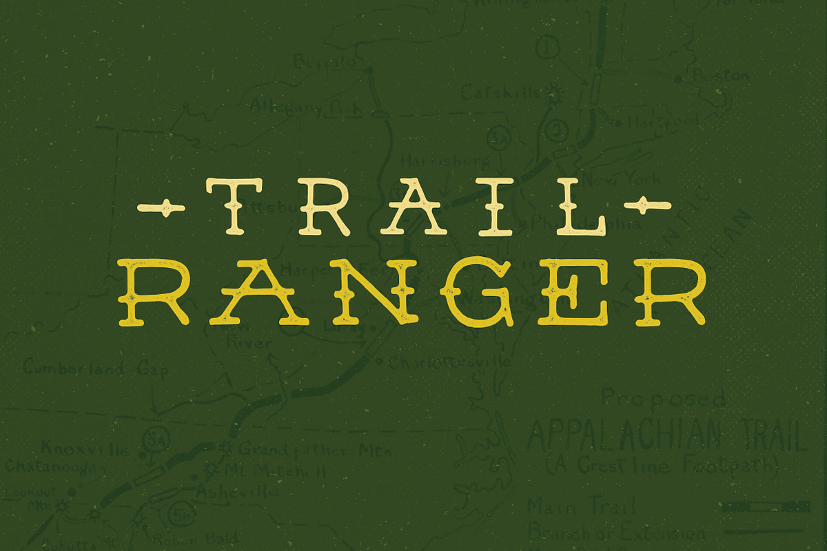 Trail Ranger in Slab Serif Fonts - product preview 8