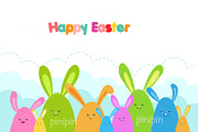 Easter Bunnies Card