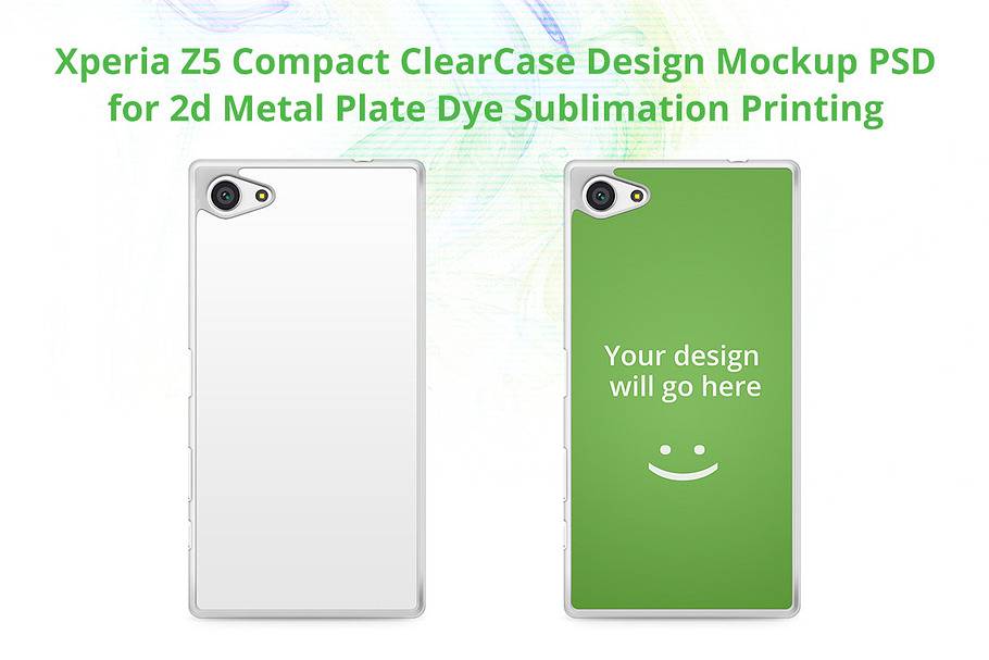 Xperia Z5 Compact ClearCase Mock-up in Product Mockups - product preview 8