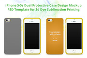 iPhone 5-5s Dual Protective Case Moc